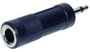 Jack dugó átalakító adapter (3.5 mm mono Jack dugó - 6.35 mm mono Jack aljzat) fekete színű Tru Comp bélyegkép