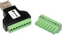 RJ45 moduláris csatlakozó dugó csavaros bekötéssel, egyenes, TRU COMPONENTS LT-RJ45 569296 2. bélyegkép