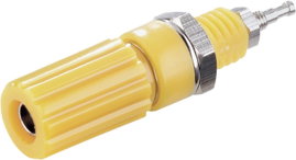 Laborcsatlakozó, sárga, 10 A, Tru Components