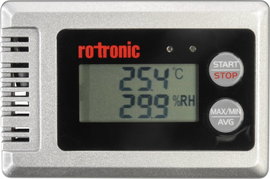 Hőmérséklet adatgyűjtő, Légnedvesség adatgyűjtő rotronic HL-1D-SET Mérési méret Hőmérséklet, Légnedv