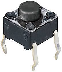 Mini impulzus nyomógomb 2mm 50V/50mA, T602, fekvő
