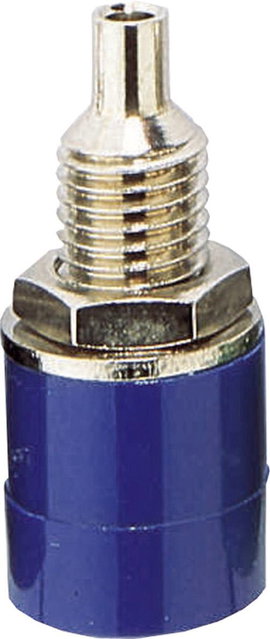 Labor csatlakozóaljzat Tű átmérő: 4 mm Kék TRU COMPONENTS
