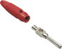 Banándugó Dugó, egyenes Tű átmérő: 4 mm Piros TRU COMPONENTS bélyegkép