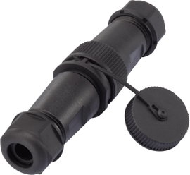 Vízálló csatlakozó, IP68 dugó/aljzat, 2 pól., Tru Components