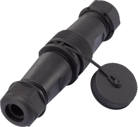 Vízálló csatlakozó, IP68 dugó/aljzat, 2 pól., Tru Components