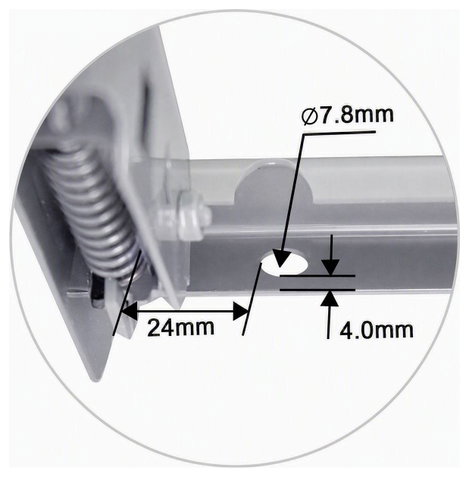 Kábeltekercs tartó állvány, BASIC 548723 TRU COMPONENTS 1 db 3. kép