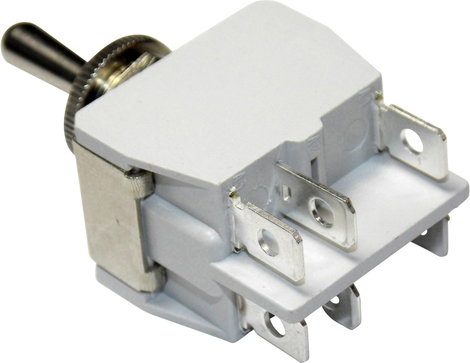 APEM karos kapcsoló 2 x be/ki/be 250 V/AC 6 A, 6-649H/2 2. kép