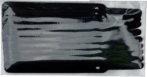 Tépőzáras kábelkötöző, tépőzáras szalag 110 mm x 11 mm Fekete TRU COmPONENTS 800-330-Bag 2. kép