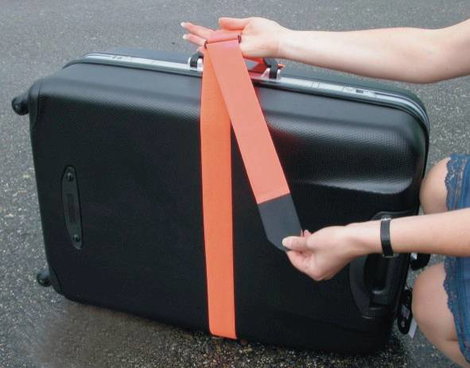 Tépőzár bőrönd pánt Pánttal Bolyhos és horgos fél Narancs TRU COMPONENTS 922-1319-Bag 2. kép