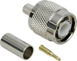 TNC dugó, egyenes, krimpelhető, 50 Ω, Tru Components 1579406
