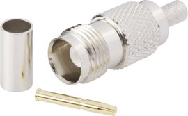 TNC aljzat, egyenes, 50 Ω, Tru Components