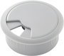 Kábelátvezető gyűrű bútorhoz Ø 61/50 x 28 mm, ABS, szürke, TRU COMPONENTS WP50BK bélyegkép