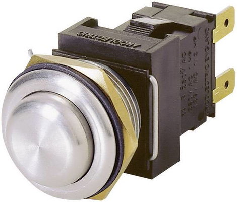 Vandálbiztos nyomókapcsoló IP66 250 V/AC 16A, Arcolectric H8350RP