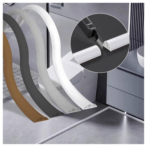 Öntapadós taposó csatorna 1800 x 50,8 mm, szürke, Tru Components 3. kép