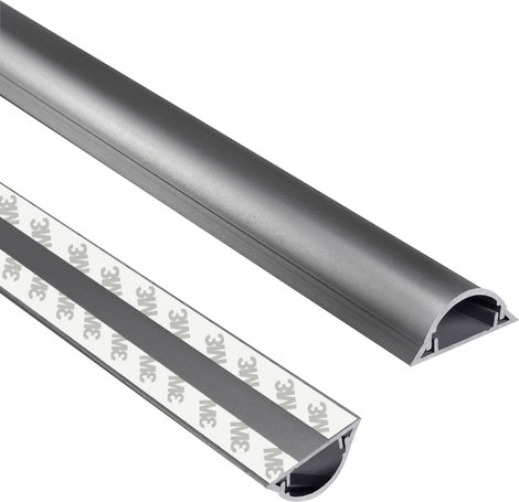 Öntapadós taposó csatorna 1000 x 49,5 mm, szürke, Tru Components