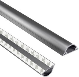 Öntapadós taposó csatorna 1000 x 49,5 mm, szürke, Tru Components