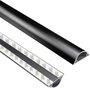 Öntapadós taposó csatorna 1000 x 49,5 mm, fekete, Tru Components bélyegkép