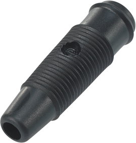Banándugó lengő alj, egyenes Tű átmérő: 4 mm Fekete TRU COMPONENTS TC-R8-107