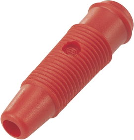 Banándugó lengő alj, egyenes Tű átmérő: 4 mm Piros TRU COMPONENTS TC-R8-107