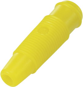 Banándugó lengő alj, egyenes Tű átmérő: 4 mm Sárga TRU COMPONENTS TC-R8-107