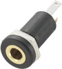 3,5 mm-es beépíthető jack csatlakozóalj, függőleges, 3 pólus, Tru Components 718574 bélyegkép