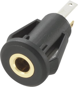 3,5 mm-es jack aljzat, 3 pól., Tru Components
