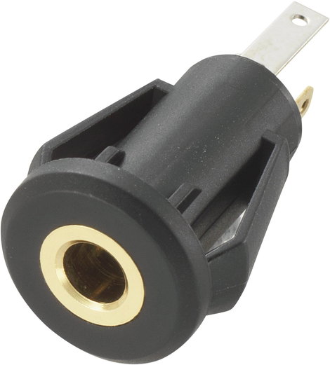 3,5 mm-es jack aljzat, 3 pól., Tru Components