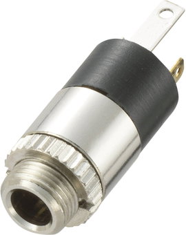 3,5 mm-es jack aljzat, 3 pól., Tru Components 1567104