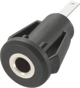 3,5 mm-es jack aljzat, 2 pól., Tru Components 1567107
