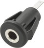 3,5 mm-es jack aljzat, 2 pól., Tru Components 1567107 bélyegkép