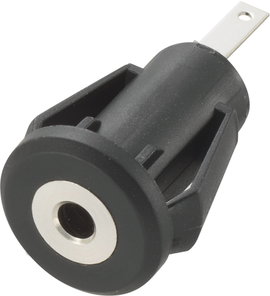 2,5 mm-es jack aljzat, 2 pól., Tru Components 1571450