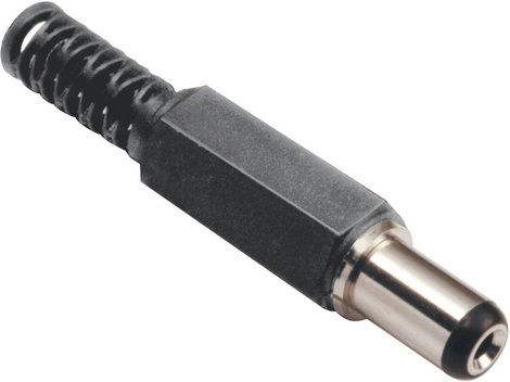 Kisfeszültségű csatlakozó Dugó, egyenes 4 mm 1.7 mm TRU COMPONENTS