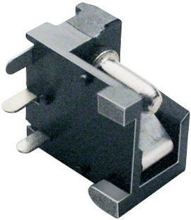 Beépíthető, forrasztható adapter táp csatlakozó aljzat, vízszintes 2.1 mm TRU COMPONENTS