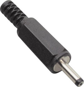 Kisfeszültségű csatlakozó Dugó, egyenes 2.4 mm 0.7 mm TRU COMPONENTS