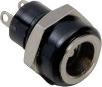 Kisfeszültségű csatlakozó Alj, beépíthető, függőleges 5.7 mm 2.5 mm TRU COMPONENTS