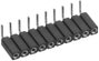 Csatlakozó sor, Tru Components, hajlított RM 2,54 mm, 1 x 4 pól., bélyegkép
