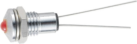 LED-es jelzőlámpa 3 mm R9-103L zöld TC