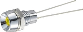 LED-es jelzőlámpa 3 mm R9-1612 sárga TC