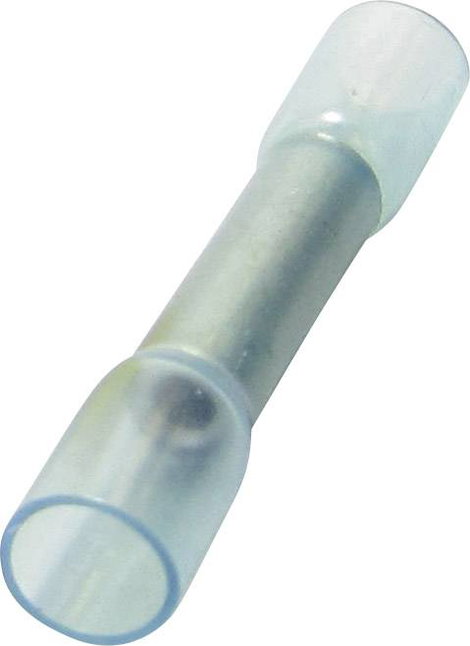 Ütközős összekötő Zsugorcsővel 1.50 mm² 2.50 mm² Teljesen szigetelt Kék TRU COMPONENTS 1583023