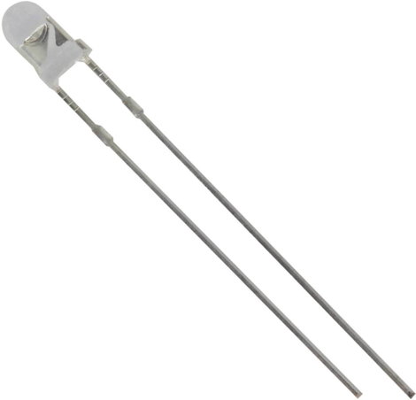 LED, Tru Components, 3 mm, fehér 2000 mcd
