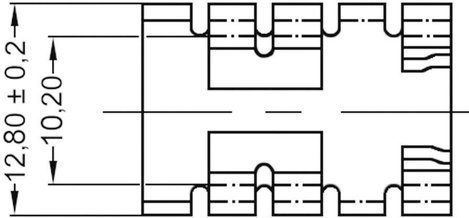 Hűtőborda 21 K/W 19 x 12,8 x 12,7 mm TO-220, Tru Components TC-V8508A-203 4. kép