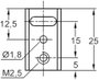Hűtőborda U alakú 20 K/W 25 x 14 x 15 mm TO-220, Tru Components TC-V5074C-T-203 3. bélyegkép