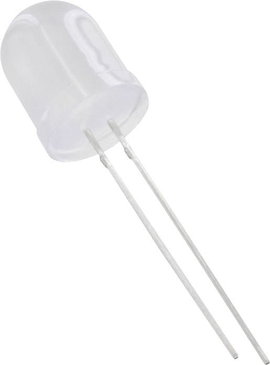LED 10mm diffus fehér 3250mcd