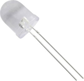 LED 10mm átlátszó zöld 3900mcd