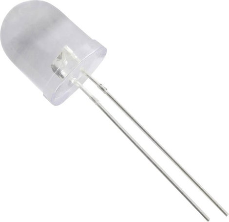 LED 10mm átlátszó zöld 3900mcd
