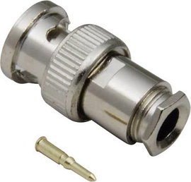 BNC dugó, egyenes, 50 Ω, Tru Components