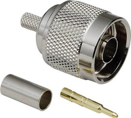 N csatlakozó dugó, egyenes, Tru Components 1579550