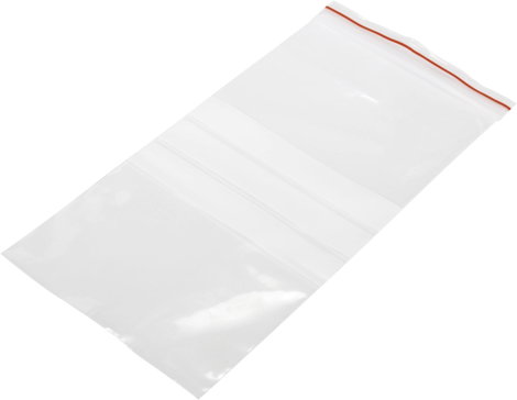 Simítózáras tasak, 100 x 200 mm, Tru Components