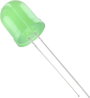 LED 10mm diffus zöld 1750mcd bélyegkép