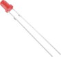 LED 3mm diffus piros 125mcd bélyegkép